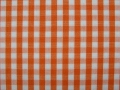 Reststück VICHY KARO-Stoff - orange - 5 mm Karo - 150 cm