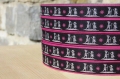 Bild 3 von Webband ALMKINDER schwarz/pink/glitzer