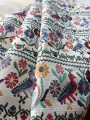 Bild 1 von Gobelin Jacquard - Dirndlstoff  gewebt  Vogel - sand creme multicolor - 2x115cm