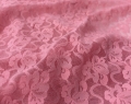 Bild 1 von Spitzenstoff dehnbar -Blume Stickerei -  rosa - 50 cm