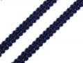 Borte Posamentborte - 8 mm breit - dunkellblau
