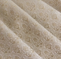 Bild 1 von Dirndlstoff Jacquard knitterfrei Ornamentmuster - champagner- 50 cm