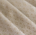 Bild 1 von Jacquard Mischgewebe knitterfrei Ornamentmuster - champagner- 50 cm