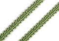 Borte Posamentborte - 8 mm breit - altgrün