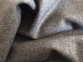 Wollflanell  - Schurwolle - blau melange - 50 cm