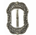 Bild 3 von Dirndlspange  Schürzenspange - Metall - mittelgrau 40mm