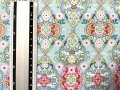 Bild 3 von Dirndl Stoff Blumenornamente - hellblau pastell - 50 cm