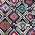 Bild 3 von Gobelin Jacquard - Dirndlstoff  gewebt - schwarz multicolor- 190 cm