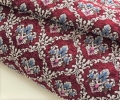 Jacquard Webware  - Brokat - Gobelin - weinrot -  50 cm