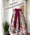 Bild 2 von DirndlSchwestern-Wickelrock Nähpaket Blumendruck 17