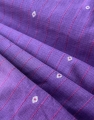 Bild 4 von Baumwollstoff - Indien  - handloom bestickt lila mit Kantha Streifen - 290 cm