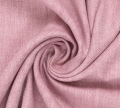 Bild 2 von Fischgrat Halbleinen Baumwoll-Leinenstoff - Twill  - altrosa -  50 cm