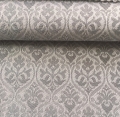 Bild 2 von Reststück Jacquard knitterfrei Ornamentmuster - silbergrau - 85 cm
