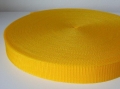 Gurtband  - 25 mm breit -  gelb