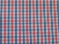 VICHY Karo Stoff - rosa-hellblau - 50 cm
