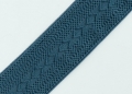 Gummiband für Trachtengürtel - 4 cm  - taubenblau Dirndlgürtel elastisch gewebt