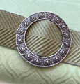 Bild 1 von Gürtelspange  Schürzenspange Schürze - Metall - mittelgrau